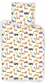 BrandMac Bed Linen - Junior Size 100 x 140 cm - Animals (1000423)