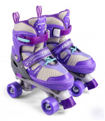 California Adjustable Side-by-Side Roller Skates - Size 35-38