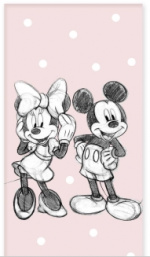 BrandMac Towel - 70x140 cm - Mickey & Minnie Mouse (110059)