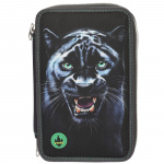 Dino World Adventure World Triple Pencil Case LED PANTHER - Dark Grey