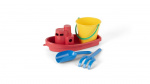 Dantoy Classic Recycled red boat set in net (1432)