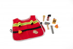 Dantoy Firefighter play set in wood, 10 psc (5715)