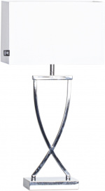 By Rydéns Bordslampa Omega 52 cm krom/vit 2820430-5000 By Rydéns