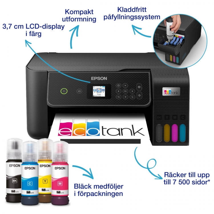 Epson Bläckstråleskrivare EcoTank ET-2871 Epson