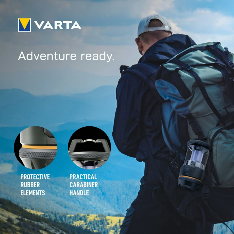 Varta Campinglykta Uppladdningsbar Outdoor Sports Lantern L20R