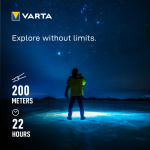 Varta Ficklampa 1000lm IP67 Night Cutter Pro F20R