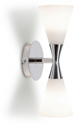 Herstal Vägglampa Harlekin Duo Krom D105 Herstal