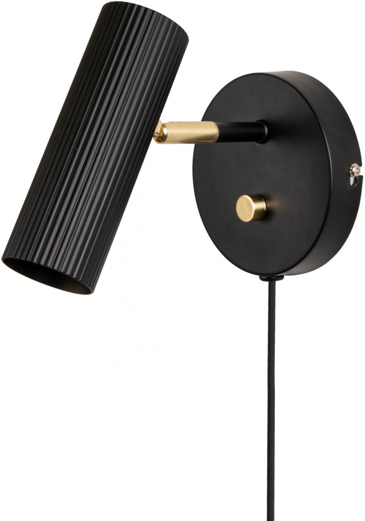 Globen Lighting Vägglampa Hubble svart Globen Lighting