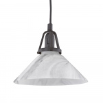 Oriva Fönsterlampa Mille Svart marmor 46836-80 Oriva
