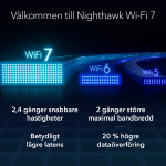 Netgear Nighthawk WiFi 7 Router RS200, 6.5Gbps Netgear