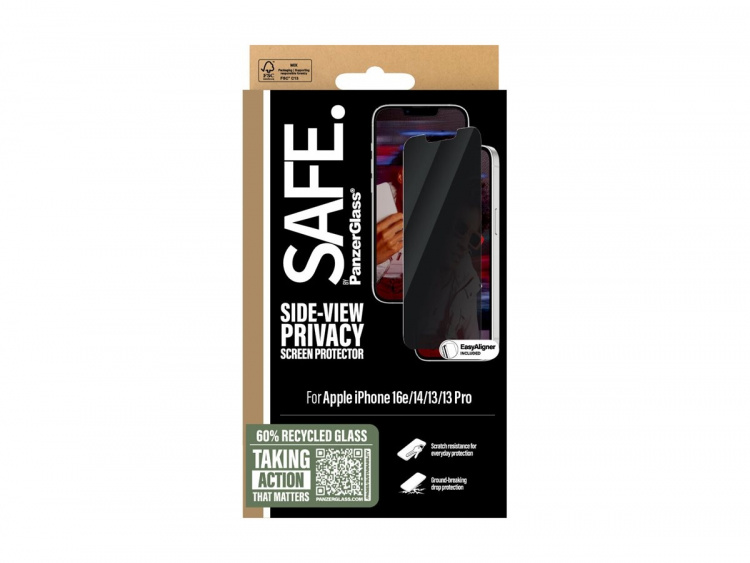 PanzerGlass Safe iPhone 14/13/13 Pro/16e Uwf Priva