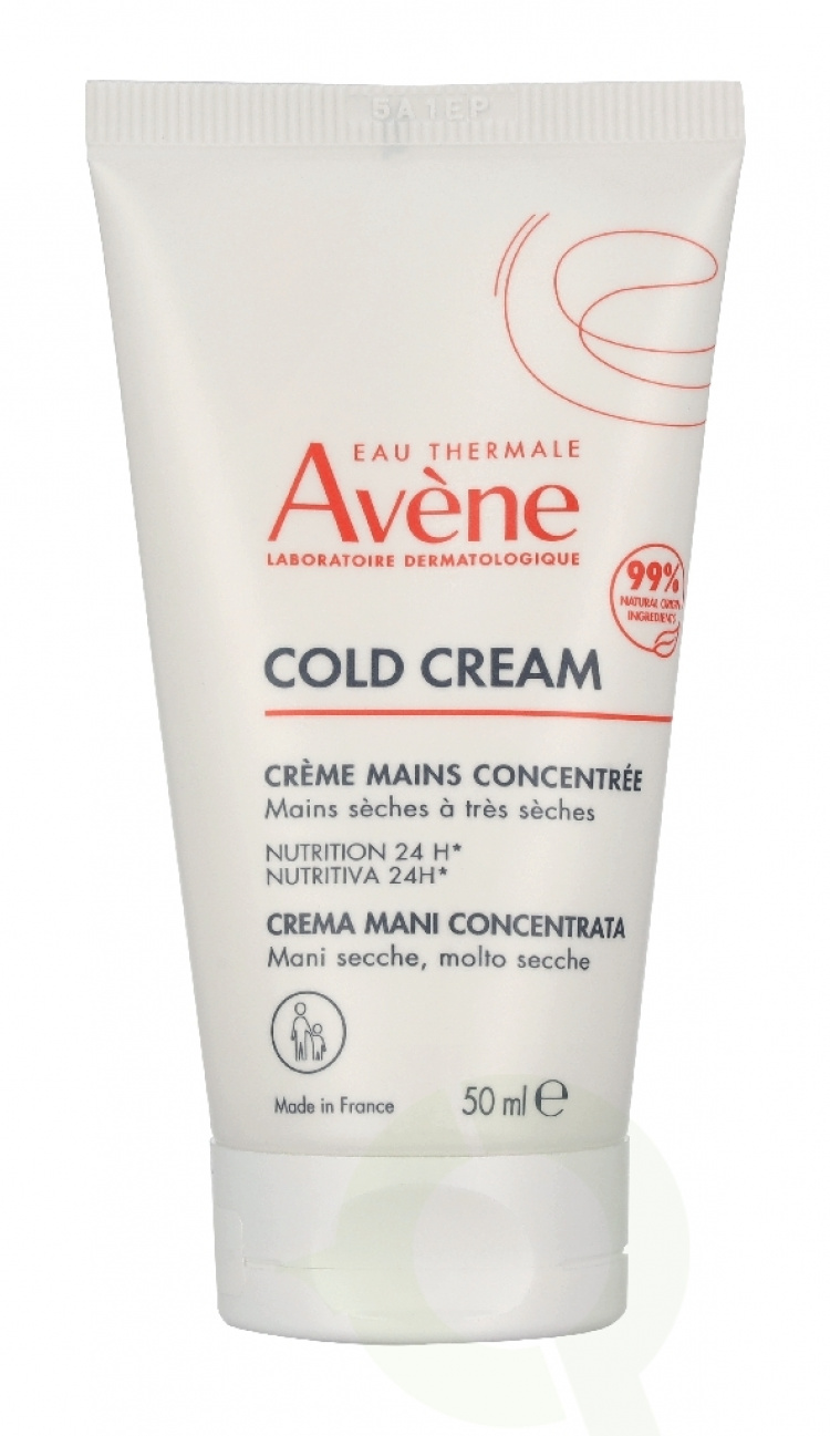 Avene Cold Cream Concentrated Hand Cream 50 ml Dry To Very Dry Hands