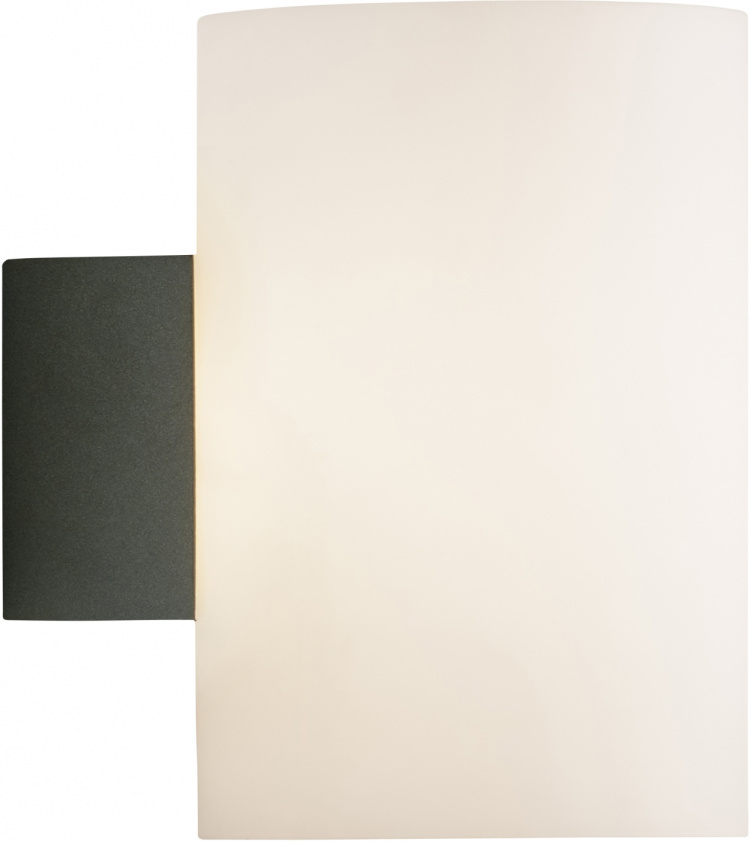 Herstal Vägglampa Evoke L antracit /opal glas Herstal