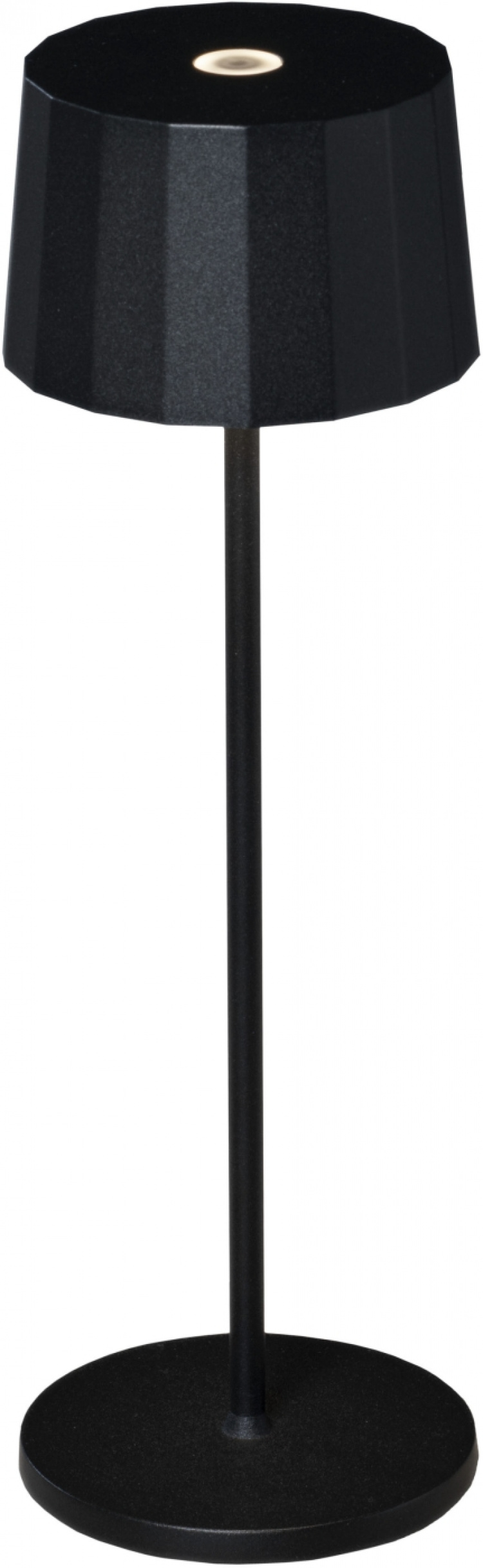 Konstsmide Bordslampa Positano svart USB Konstsmide