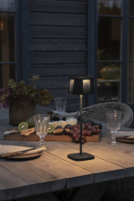 Konstsmide Bordslampa Nice svart USB Konstsmide