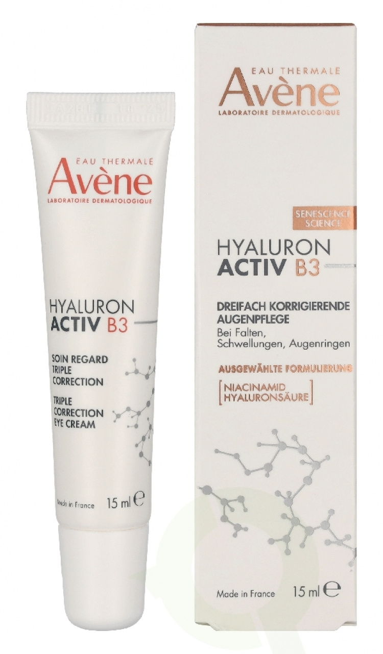 Avene Hyaluron Activ B3 Triple Correction Eye Cream 15 ml