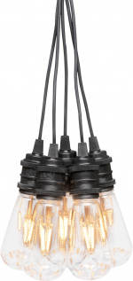 Konstsmide Ljusslingor 2365-800 E27 10 LED utbytbar Konstsmide